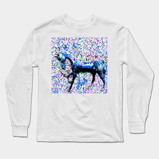 Horse Among the Petals Long Sleeve T-Shirt